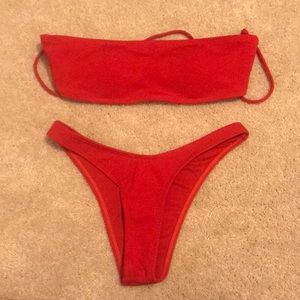 Red bikini